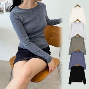 리베라 라운드 뱀부 니트 OD-220808 라운드니트