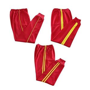 교복생활복 시즌2 (사계절)옐로우라인 레드 조거 츄리닝 1