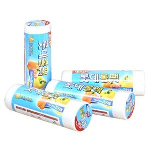 롯데 롤백 17x25x200매 30개입 비닐백 비닐팩 위생 위생백 위생롤팩