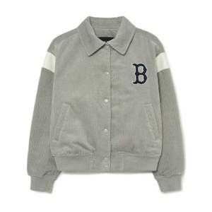 M MLB자켓 GQC 3FJPV0234-43GRL 코듀로이 어깨배색 바시티자켓