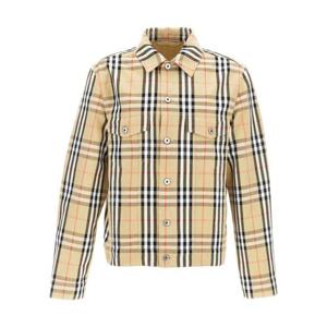 버버리 체크 자켓 8097582SANDIPCHECK Beige