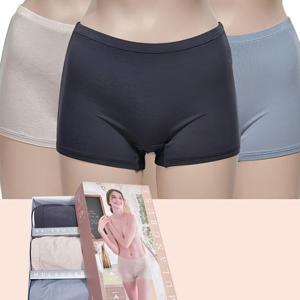 심플 인견 용 무지 드로즈 팬티 3매입 예쁜 빤스 여성