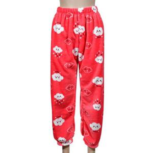 (평화) 밑단시보리 밍크 여성 9부 파자마