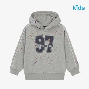 노스페이스키즈 NM5PR54T 그레이 키즈 트랙온 후디 후드티