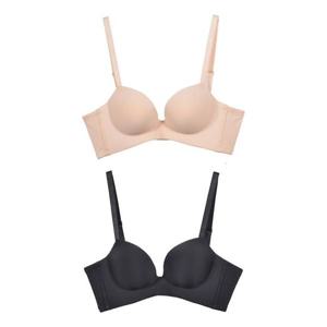 비비안 볼륨업 노와이어 누디 몰드 C컵 브라 베이직핏