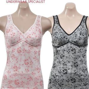 쏘로사떼 플라워 로맨틱 노몰드 인견 브라런닝 여성