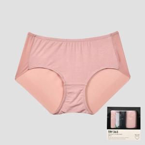 (트라이) 여성 맥시 베이지 컬러 삼각팬티 2매입