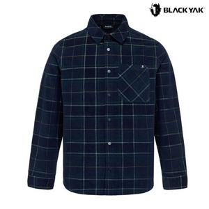 블랙야크 남성 등산 긴팔남방 남성 코듀로이 체크 셔츠 1BYYSFU003