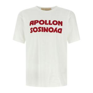 발렌티노 APOLLON DYONISOS 코튼 크루넥 티셔츠 V0MG16PB6E A33