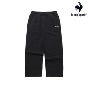 [르꼬끄] 남녀공용 셸파 루즈 스트레이트 기모 팬츠 QQ423LFPO4_BLK