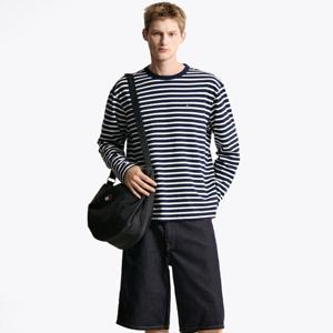 타미진 남여공용 스트라이프 플래그 롱 슬리브 T32F6TTO21TMT2