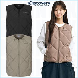 디스커버리 25FW 여성 경량조끼 DWDV74056 U넥 디하스 튜브 다운 경량 패딩베스트 HKDV