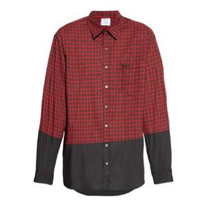 25 FW 베트멍 체크 투톤 셔츠 UH76SH630RB TP442862318