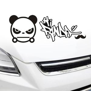 할인 의욕활활판다 차량용스티커 / 초보운전 자동차