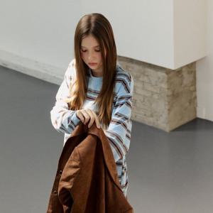 플라스틱아일랜드  루즈핏 스트라이프 티셔츠 (PR7CL831)