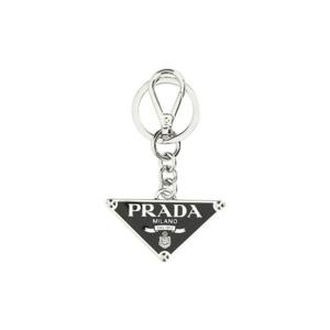 프라다 클리어런스남성 메탈 로고 블랙 키링 2PS057 66A F0002