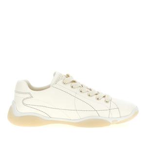 프라다 나파 가죽 콘트라스트 스티치 스니커즈 1E942NF025038 F