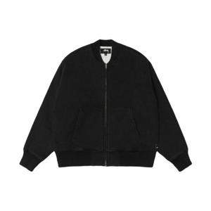 스투시 써멀 라인드 플리스 집 블랙 118583