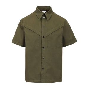 보테가베네타 코튼 트윌 체스트 포켓 반팔 셔츠 816765V4CS0 33