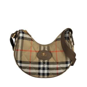 버버리 홀스슈 코튼 체크 크로스백 8111308