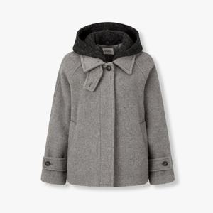 [톰보이]니트후드 포인트 울 숏코트(9175413993)CT