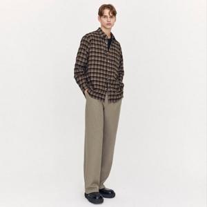 [지오다노] 남성 와이드핏 캐시미어 터치 밴딩 팬츠 115904