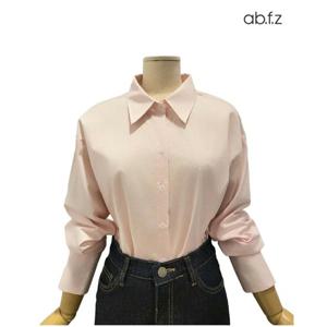 [에이비에프지]솔리드 숏 긴팔 면 남방 APZ4ZB32J