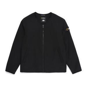 내셔널지오그래픽 N254UPD902 넥리스 패딩 점퍼 BLACK