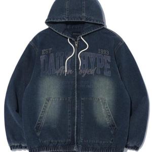 리트머스 HC12 데일리  데님 패팅 후드집업 LQ1JU024-064)