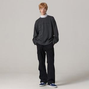 [벤셔먼]맨 와이드 카고 데님 팬츠 BOCDP373M