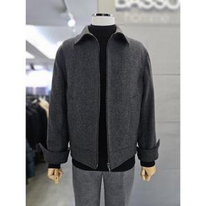 바쏘옴므 세이브존03 바쏘옴므 남자 가을 겨울 울  혼방 블루종 점퍼 WAGSZ3UA10A