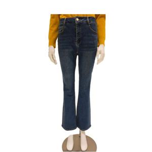 [숲]하이웨스트 약기모 부츠컷 데님팬츠 SBADP30