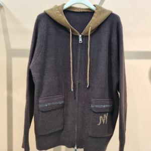 Destijl HC34 신축성좋은 니트 모아 후드집업 니트점퍼 D2541jp01