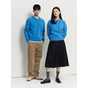 [빈폴멘] 푸즈예티 칼라넥 니트  블루 (BC5X51C60P)