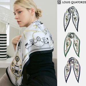 루이까또즈 퐁텐블로 실크 마름모 스카프 2ESD953