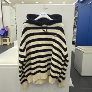 [에꼴리에]에꼴리에 스트라이프워머후드니트티 25D5083_SC