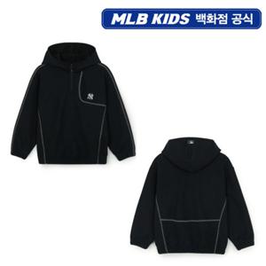 [MLB키즈PG] 아웃도어 와플 반집업 후드 (7AHDB1156-50BKS)
