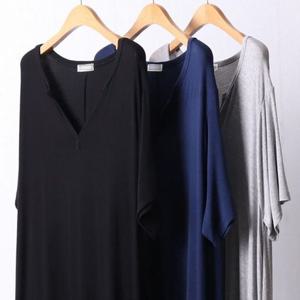 빅사이즈 루즈 원피스 307D712S 트임넥 여성큰옷 빅사