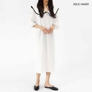 드레스 HPNT024 카라 원피스 무지 반팔 여성의류 여자