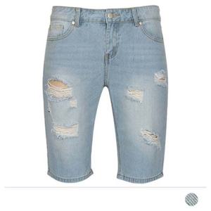 파이브 스크래치 연청 반바지