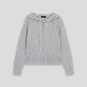 [코데즈컴바인]펄 꽈배기 후드집업 CKD-PJ002WA