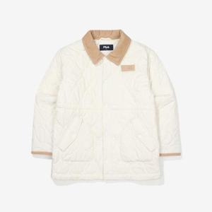 [휠라키즈] ESSENTIAL+ 퀼팅 자켓 (FK2JKF3301X_CRM)