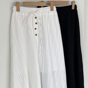 코튼 줄지 의류 사선 빅사이즈 307P702S 빅사이즈미시