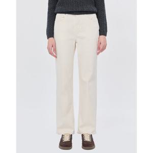 헤지스 여성 24FW 가격인하스테디셀러기모스트레이트핏 아이보리 워싱 데님 팬츠 WSPA4D801IV