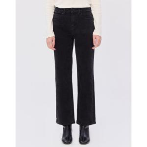 헤지스 여성 24FW 가격인하스테디셀러기모스트레이트핏 블랙 워싱 데님 팬츠 WSPA4D801BK