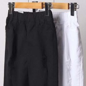 빅사이즈 슬림 팬츠 여성큰옷 데미지 307D980S 컷팅 5