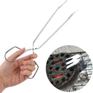 포크형 숯집게 숯집게 캠핑숯집게 숯불바베큐치킨 포크집게 쓰레기집게 화로대집게