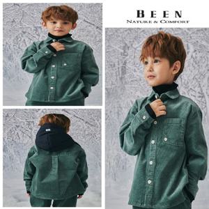 [빈]BZ63BL02GN 그린 코듀로이 블라우스 셔츠