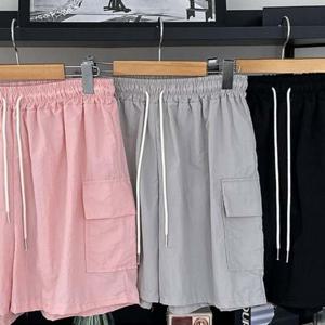 307P731S 바스락 의류 빅사이즈미시옷 카고 반바지 여