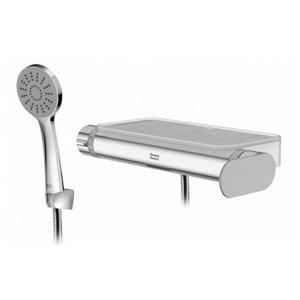 플랫 라운드 샤워 욕조 수전 화이트 선반 선반 라운드 FB5783 0GAK211AA